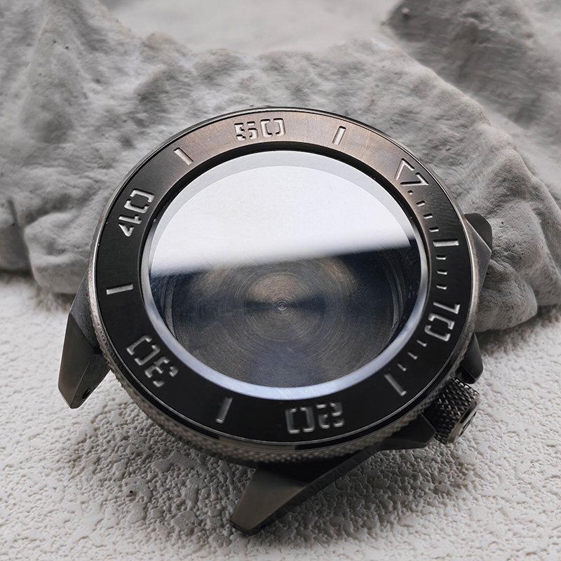 Citizen Watch Tsuyosa - ตัวเรือนนาฬิกาคิงซามูไรขนาด 44 มม. สีเทาปืน ทำจากสแตนเลสสตีล กระจกแซฟไฟร์