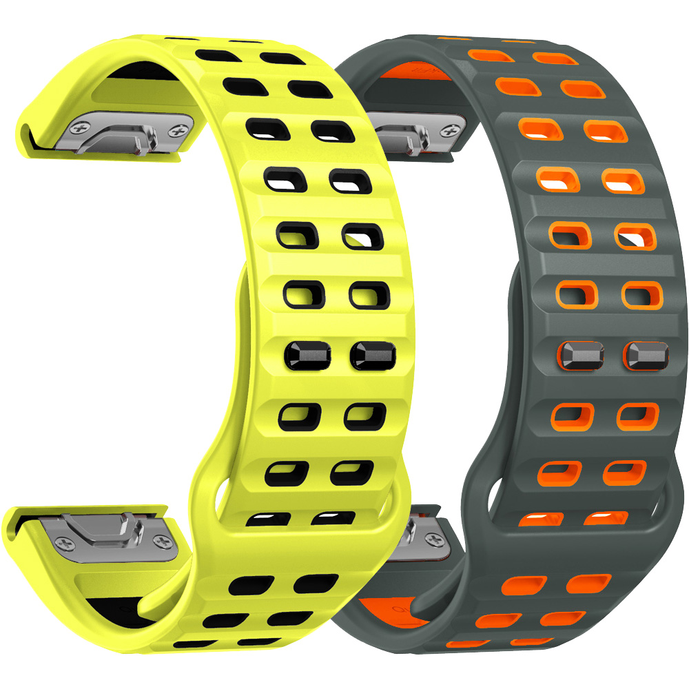 Silicone Watch Band 22Mm - สายนาฬิกา Quickfit ขนาด 26 มม. และ