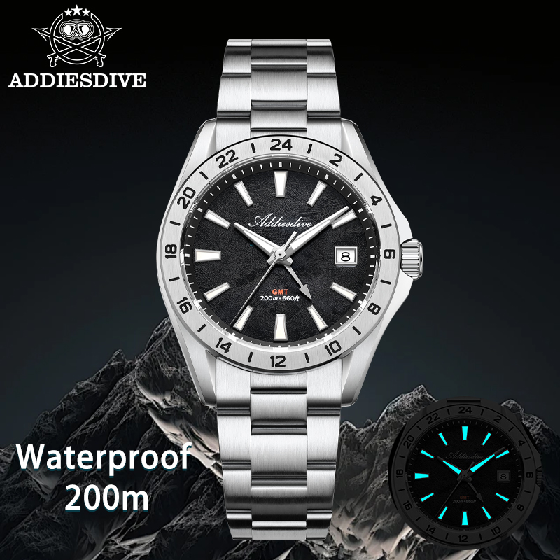 ADDIESDIVE GMT นาฬิกาควอตซ์สแต - Rolex Watch Submariner บทวิจารณ์และราคา