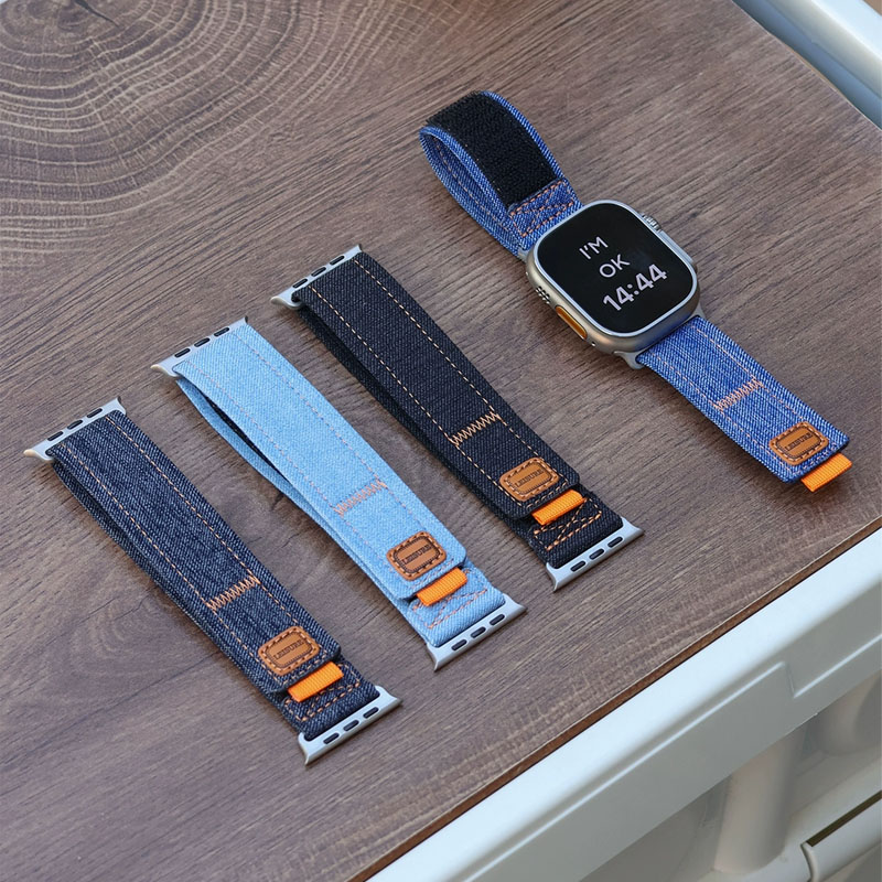 สายไนลอนแบบถักสำหรับ Apple Wat - Canvas Strap Watch บทวิจารณ์และราคา