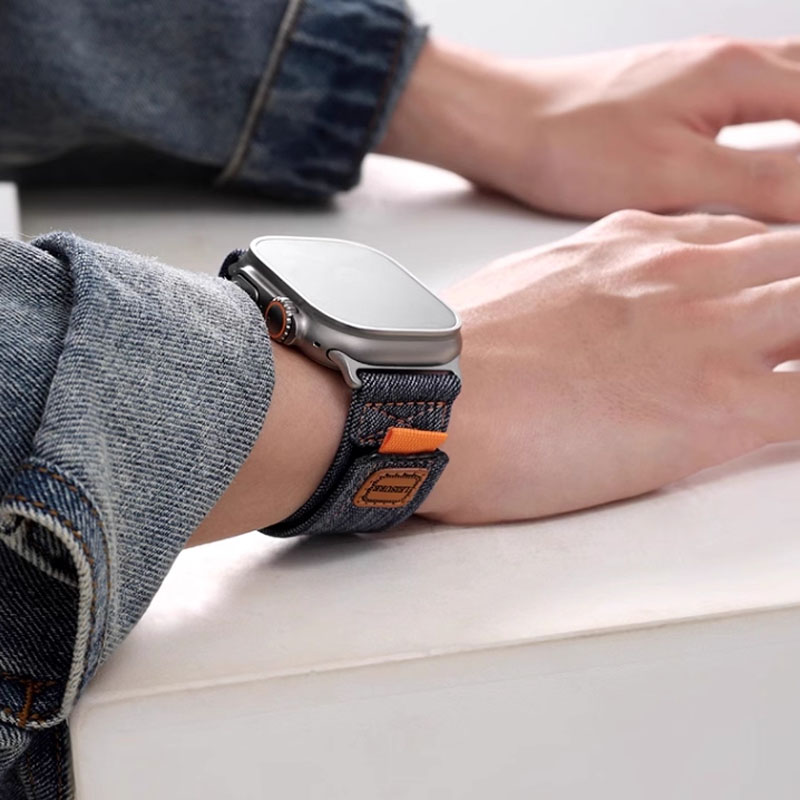 สายไนลอนแบบถักสำหรับ Apple Wat - Canvas Strap Watch บทวิจารณ์และราคา