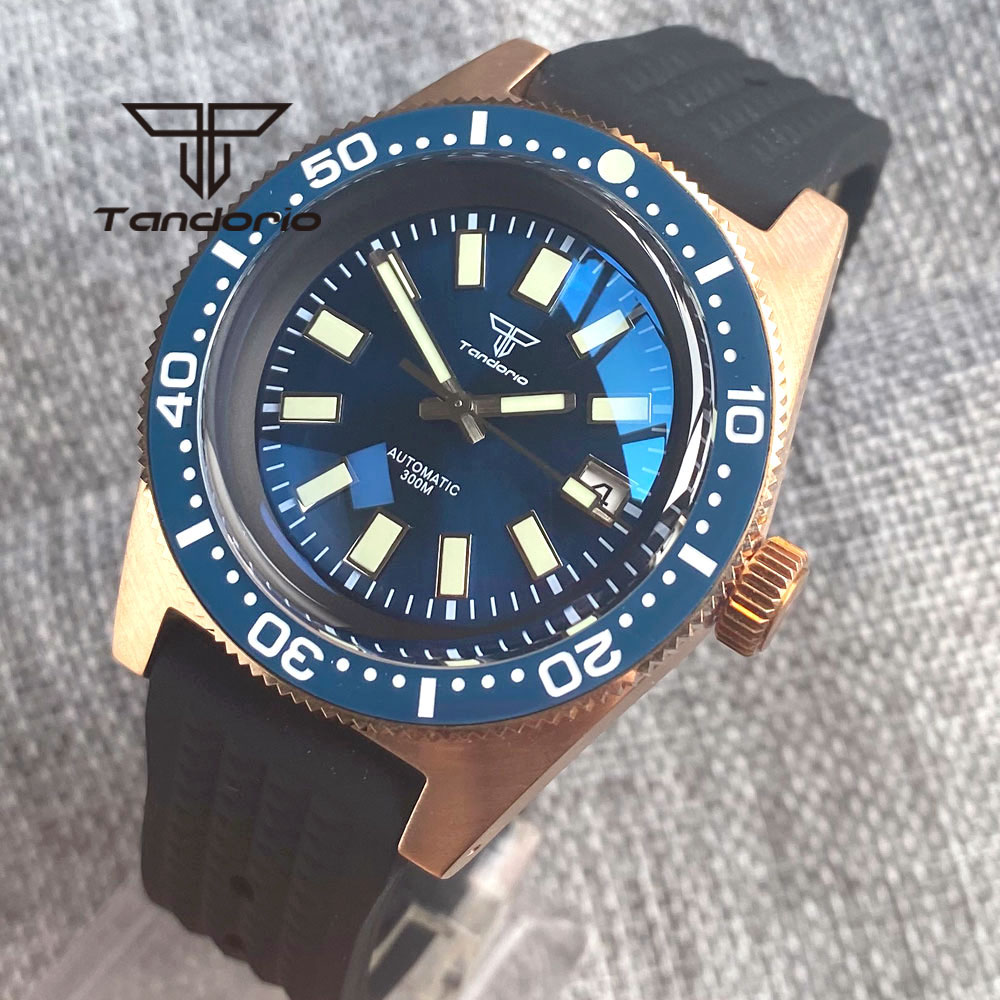 Tandorio 62 MAS CUSN8 Solid Br - Rubber Strap Diver บทวิจารณ์และราคา
