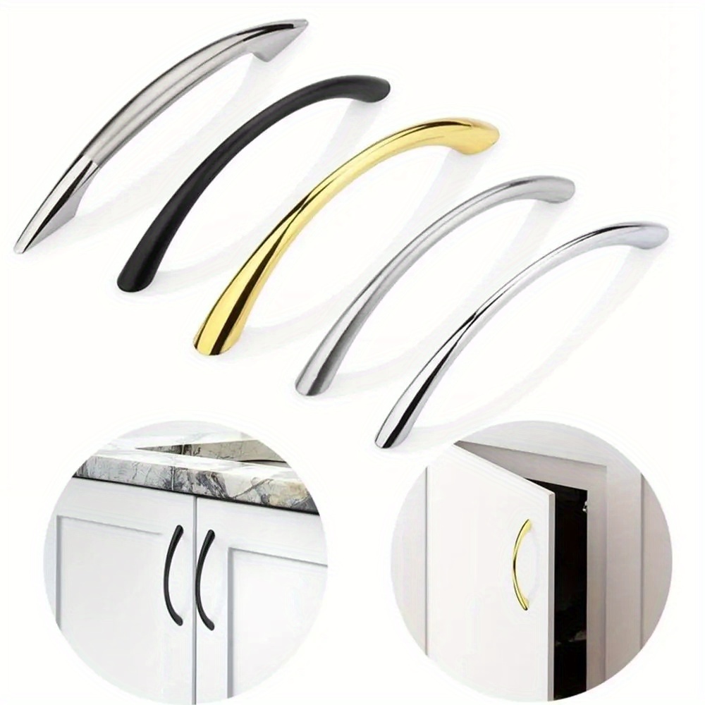 มือจับเฟอร์นิเจอร์โลหะผสมสังกะ - Curved Spring Bar บทวิจารณ์และราคา