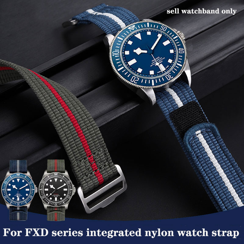 สายนาฬิกาไนลอนคุณภาพสูง22มม. ส - Nato Strap Nylon บทวิจารณ์และราคา
