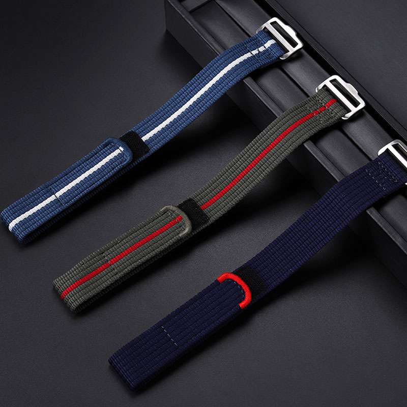 สายนาฬิกาไนลอนคุณภาพสูง22มม. ส - Nato Strap Nylon บทวิจารณ์และราคา