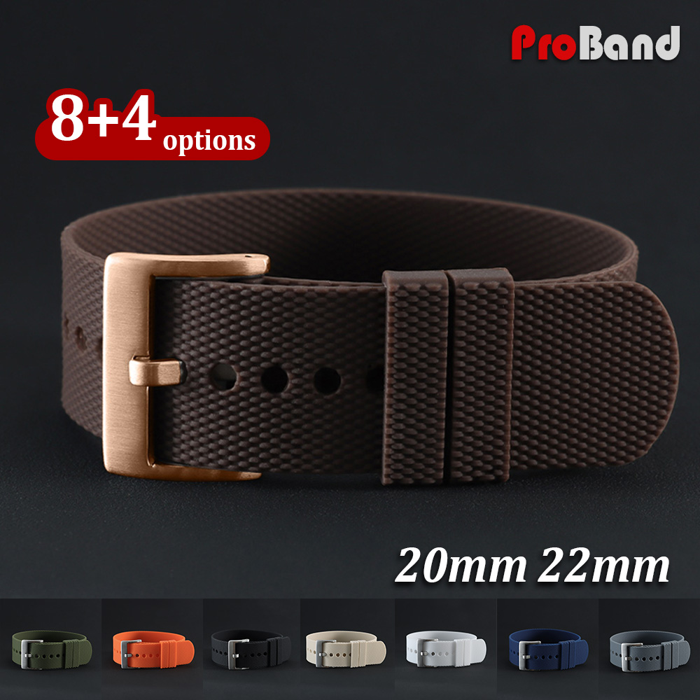 สายนาฬิกาซิลิโคนแบบชิ้นเดียวสำ - Nato Strap Nylon บทวิจารณ์และราคา