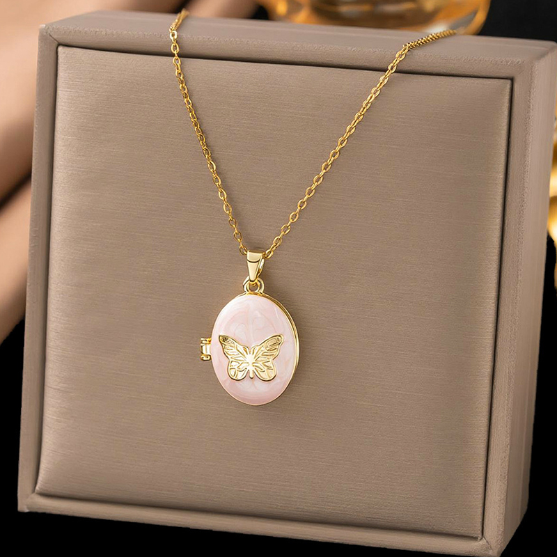 ANENJERY 316L สแตนเลสสตีล จี้ร - Butterfly Clasp Deployant บทวิจารณ์และราคา