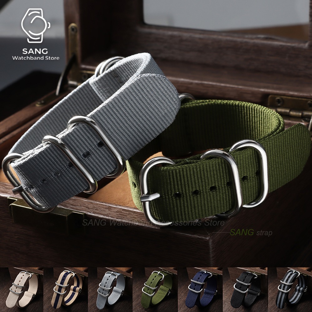 สายนาฬิกาไนลอนแบบนุ่มสำหรับผู้ - Nato Strap Nylon บทวิจารณ์และราคา