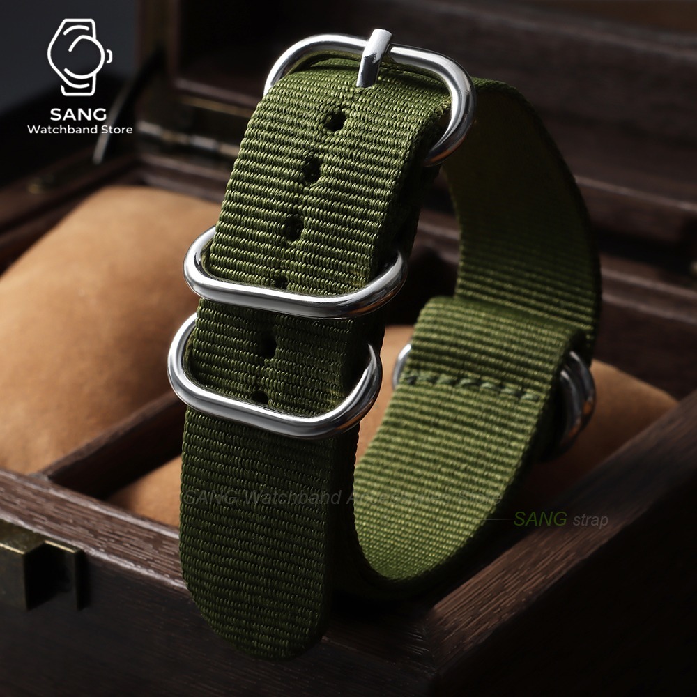 สายนาฬิกาไนลอนแบบนุ่มสำหรับผู้ - Nato Strap Nylon บทวิจารณ์และราคา