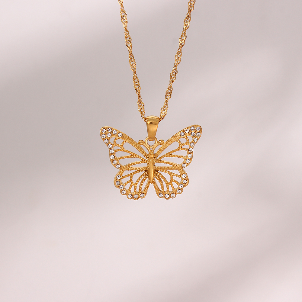 เครื่องประดับสแตนเลสสตีลเคลือบ - Butterfly Clasp Deployant บทวิจารณ์และราคา