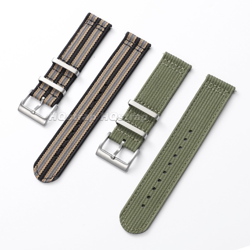 สายนาฬิกาไนลอนแบบทอขนาด 20 มม. - Nato Strap Nylon บทวิจารณ์และราคา