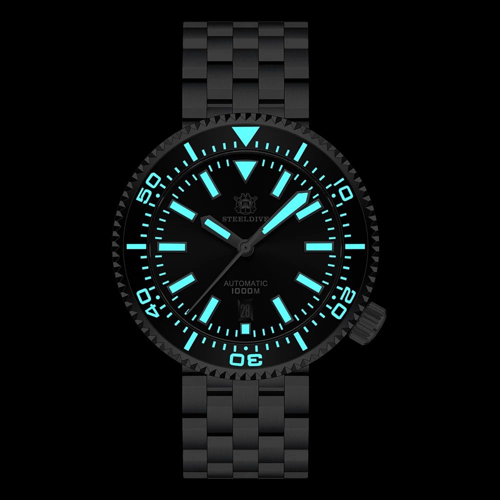 STEELDIVE MensนาฬิกาอัตโนมัติD - Seiko Watch Prospex บทวิจารณ์และราคา