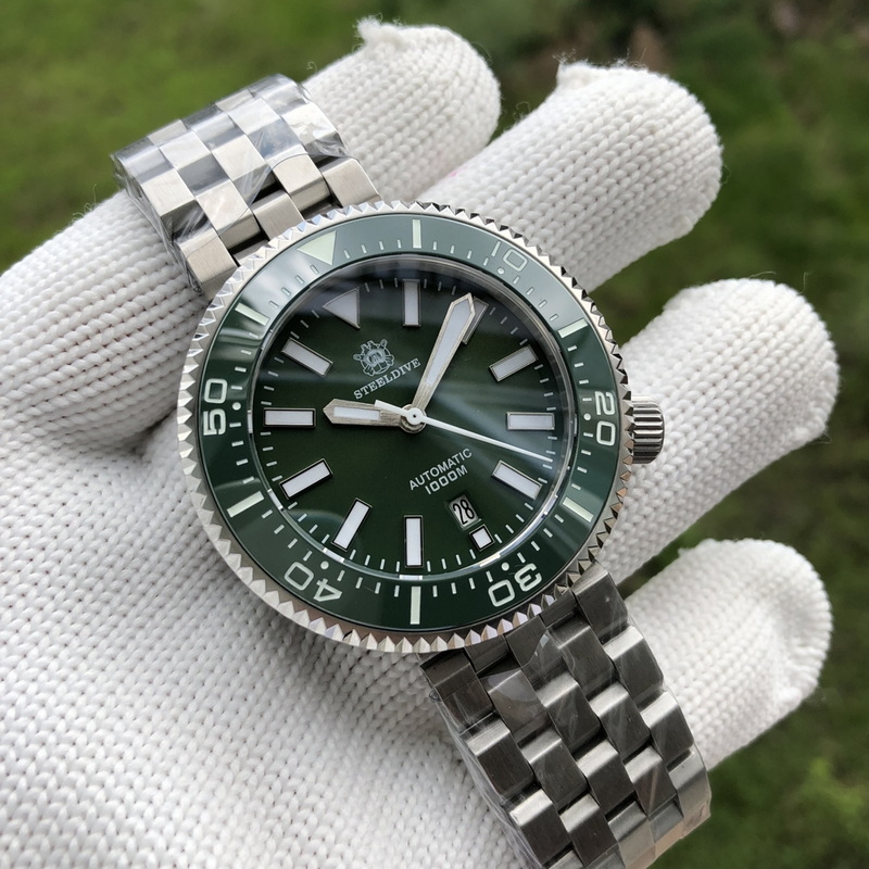 STEELDIVE MensนาฬิกาอัตโนมัติD - Seiko Watch Prospex บทวิจารณ์และราคา