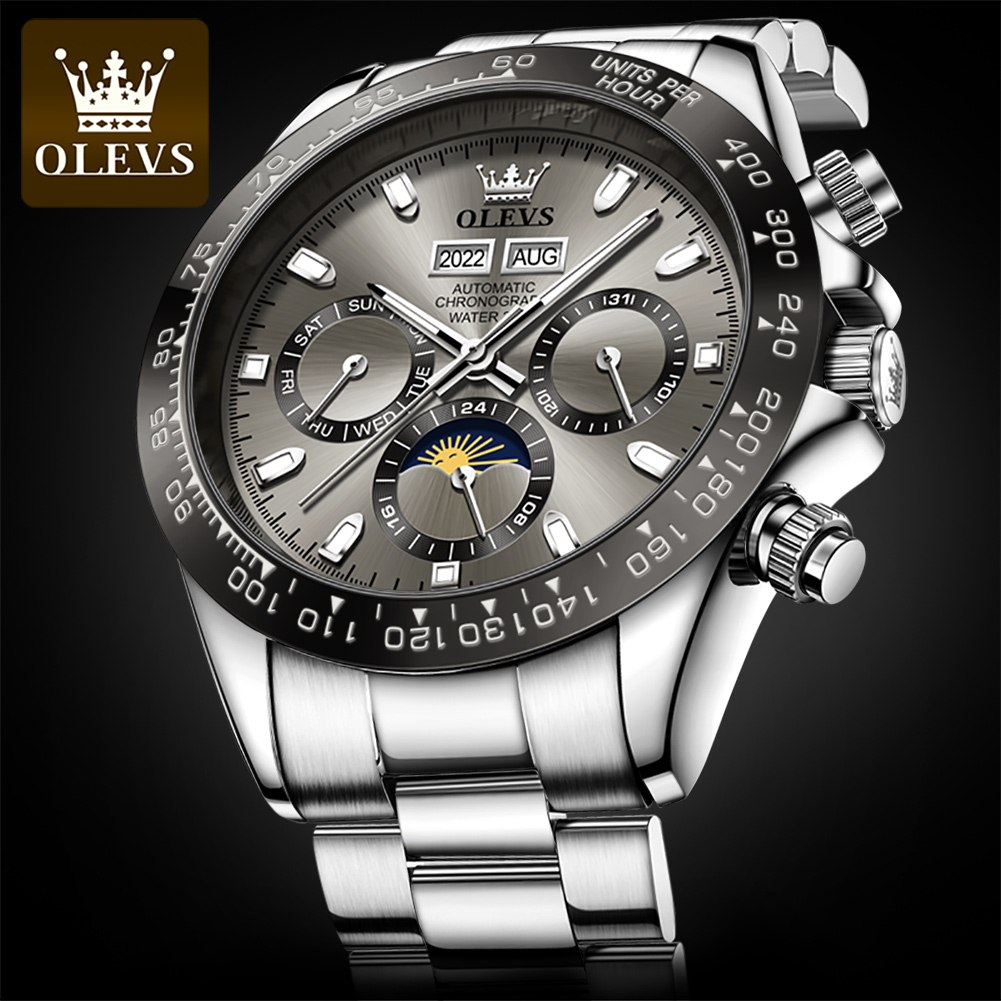 OLEVS 6654 Luxury Mens นาฬิกา  - Patek Philippe Watch Nautilus บทวิจารณ์และราคา