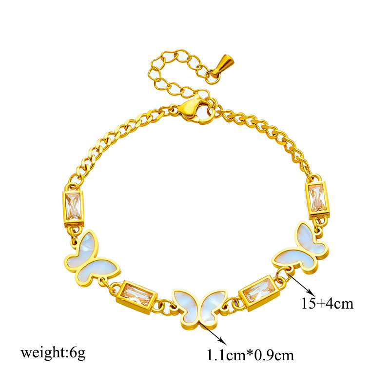 Dieyuro สร้อยข้อมือสแตนเลส316L - Butterfly Clasp Deployant บทวิจารณ์และราคา