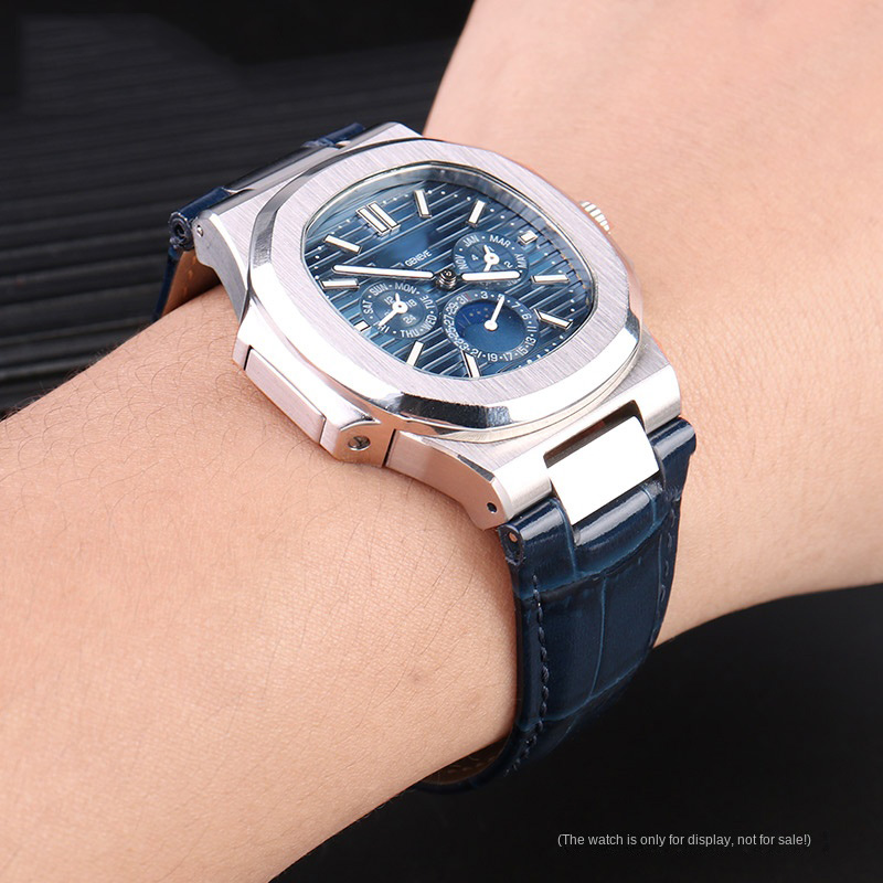 สายนาฬิกาหนังแท้25X13mm พร้อมข - Patek Philippe Watch Aquanaut บทวิจารณ์และราคา