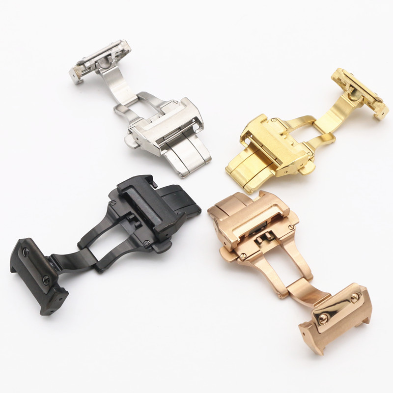 คุณภาพสูง 18 มม. 21 มม. หัวเข็ - Butterfly Clasp Deployant บทวิจารณ์และราคา